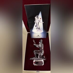 Mint Swarovski Crystal Society “Harlequin” figurine. Issued in 2001.